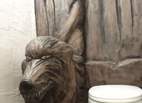 Кресло-туалет волки